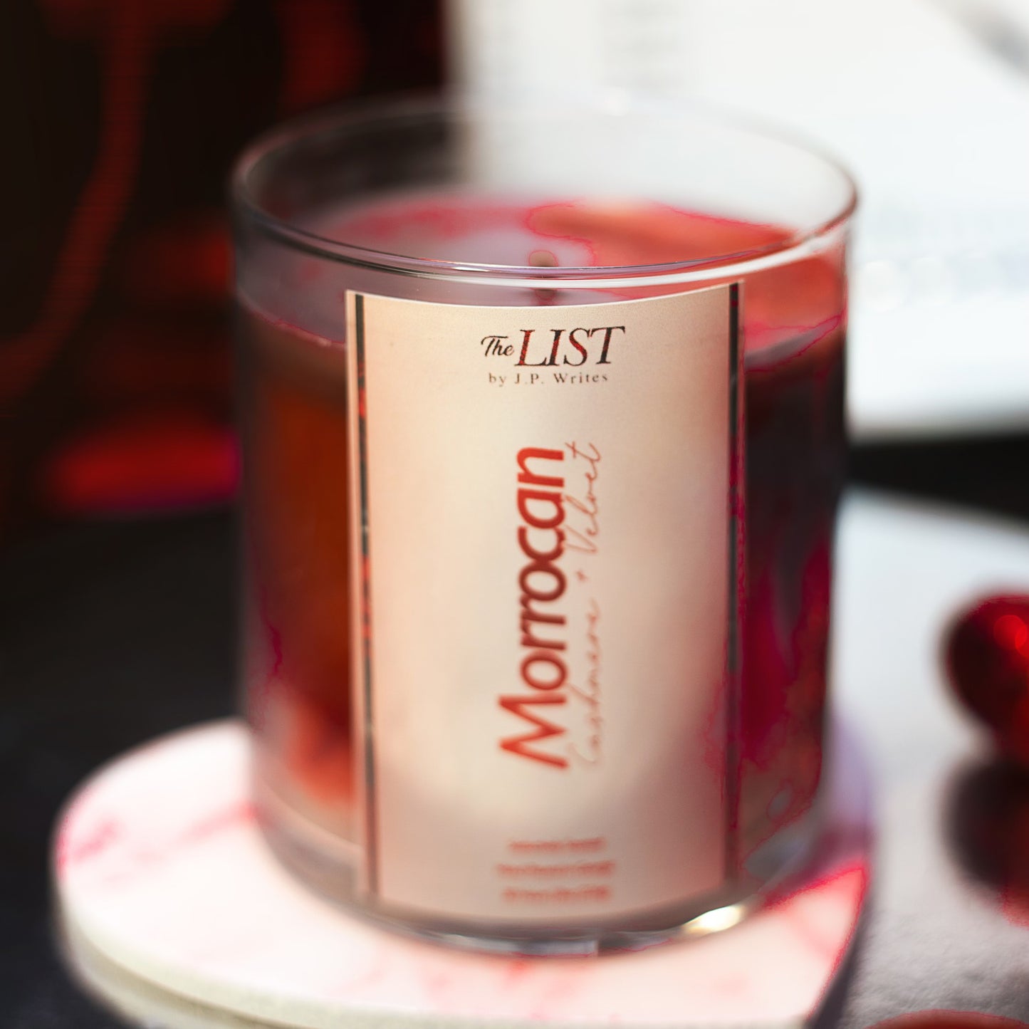 The List Candle by J.P. Writes